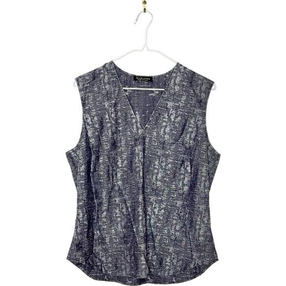 Marlowe Wool Spandex Sleeveless Blouse Size 48/XL - Picture 1 of 8